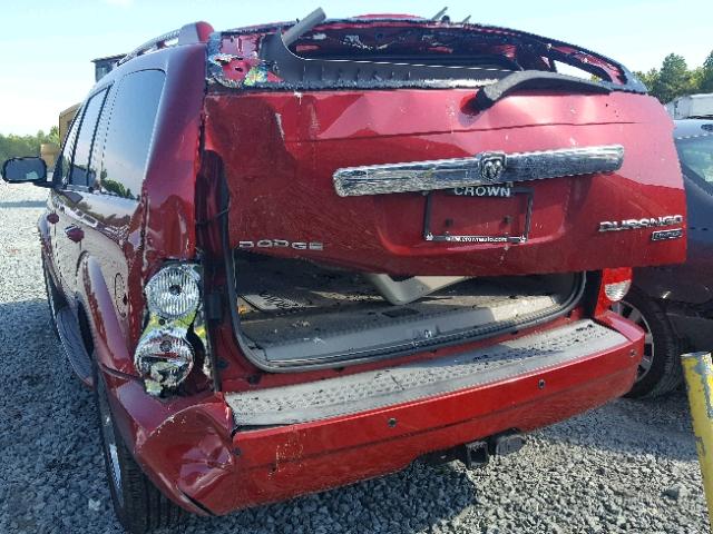 1D8HB58T19F702056 - 2009 DODGE DURANGO LI RED photo 9