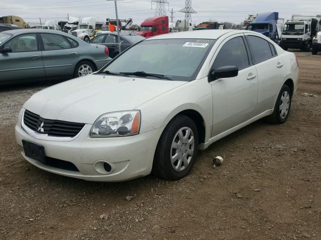 4A3AB36F27E028811 - 2007 MITSUBISHI GALANT ES WHITE photo 2