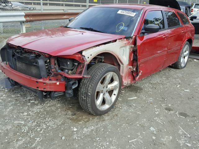 2D4FV47T16H385871 - 2006 DODGE MAGNUM SE RED photo 2