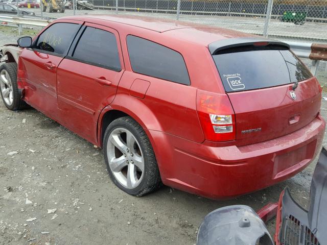 2D4FV47T16H385871 - 2006 DODGE MAGNUM SE RED photo 3