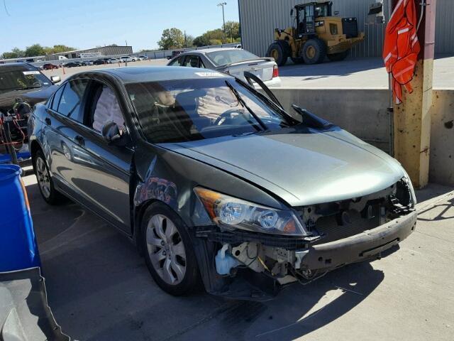 1HGCP26739A125625 - 2009 HONDA ACCORD EX GREEN photo 1