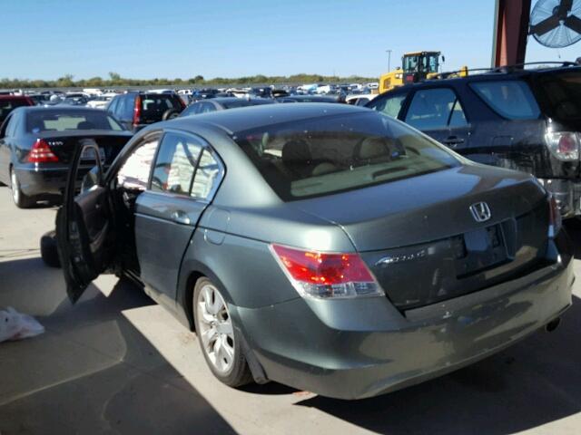 1HGCP26739A125625 - 2009 HONDA ACCORD EX GREEN photo 3