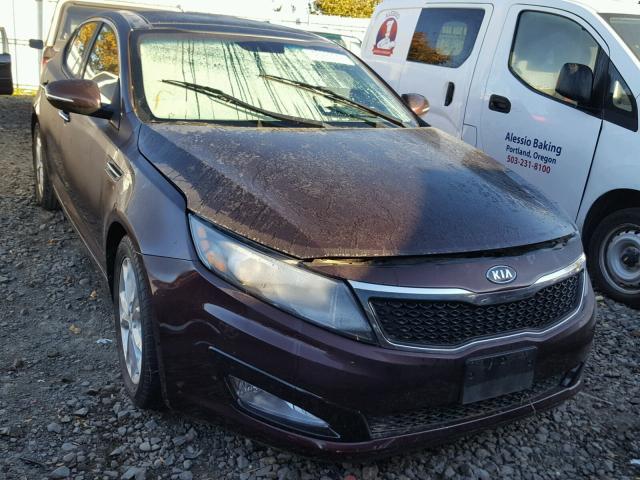 5XXGN4A71CG052372 - 2012 KIA OPTIMA EX MAROON photo 1