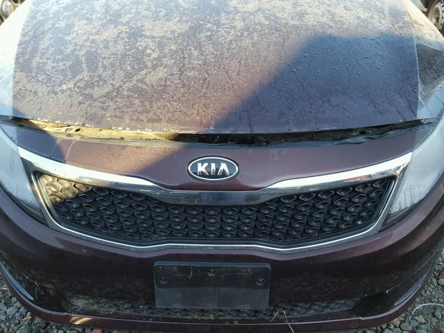 5XXGN4A71CG052372 - 2012 KIA OPTIMA EX MAROON photo 9