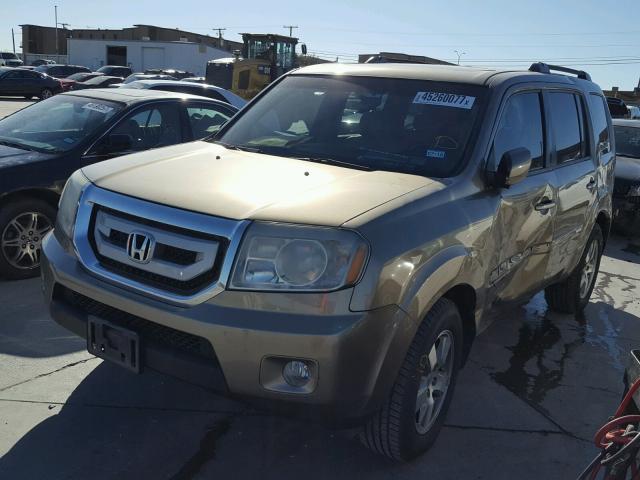 5FNYF4H61BB087378 - 2011 HONDA PILOT EXL GOLD photo 2