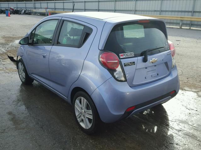 KL8CD6S98EC546415 - 2014 CHEVROLET SPARK 1LT PURPLE photo 3