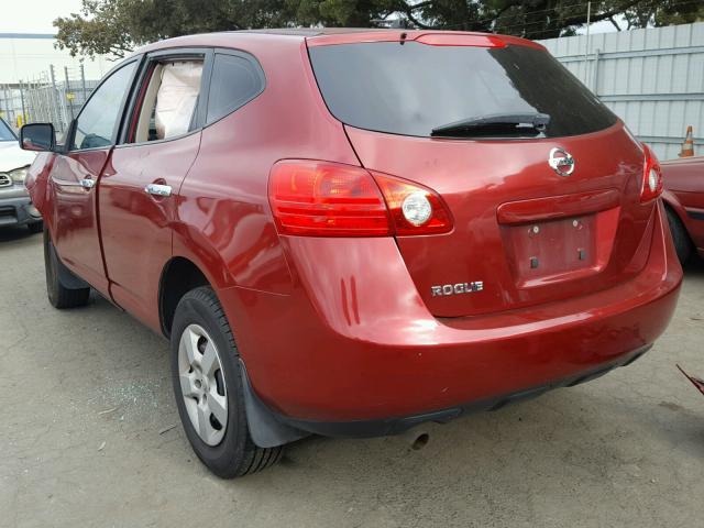 JN8AS5MTXAW000767 - 2010 NISSAN ROGUE S RED photo 3