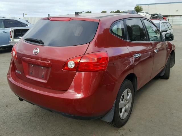 JN8AS5MTXAW000767 - 2010 NISSAN ROGUE S RED photo 4