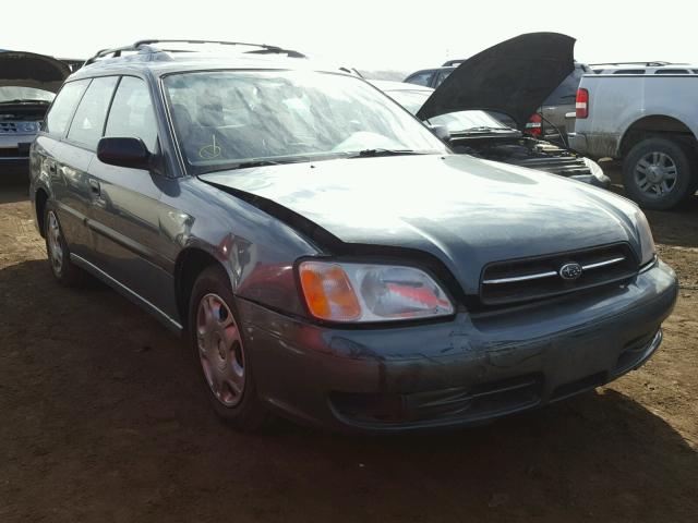 4S3BH6352Y7307636 - 2000 SUBARU LEGACY GREEN photo 1