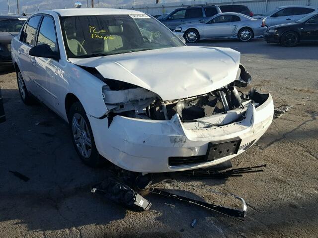 1G1ZS51806F101931 - 2006 CHEVROLET MALIBU LS WHITE photo 1