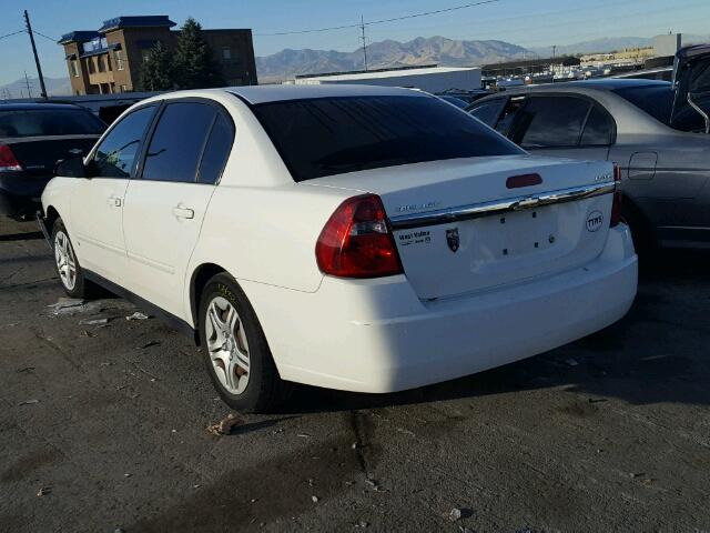 1G1ZS51806F101931 - 2006 CHEVROLET MALIBU LS WHITE photo 3