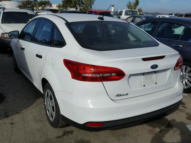 1FADP3E28FL370294 - 2015 FORD FOCUS S WHITE photo 3