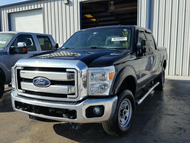 1FT7W2BT4FEA57023 - 2015 FORD F250 BLACK photo 2