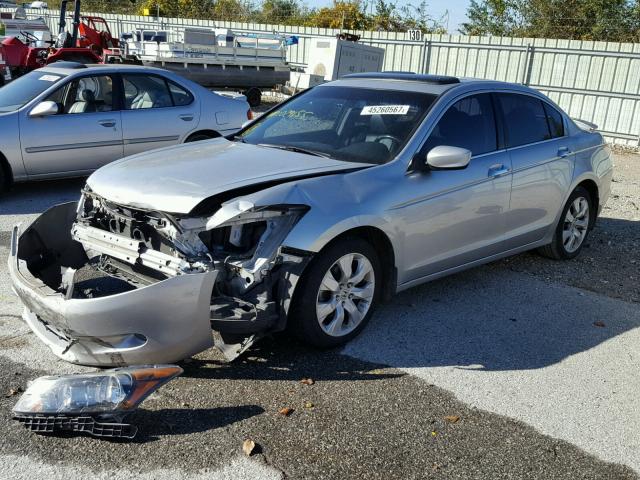 1HGCP36879A029155 - 2009 HONDA ACCORD EXL SILVER photo 2