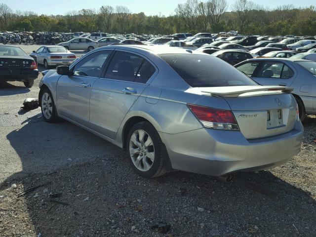 1HGCP36879A029155 - 2009 HONDA ACCORD EXL SILVER photo 3