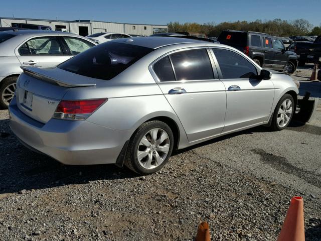 1HGCP36879A029155 - 2009 HONDA ACCORD EXL SILVER photo 4