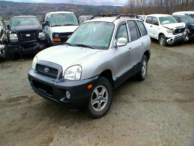 KM8SC73D14U685899 - 2004 HYUNDAI SANTA FE SILVER photo 2