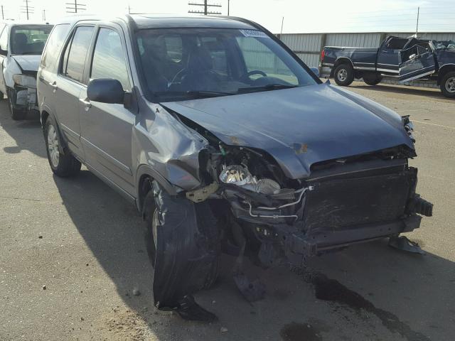 JHLRD78976C015256 - 2006 HONDA CR-V SE BLUE photo 1