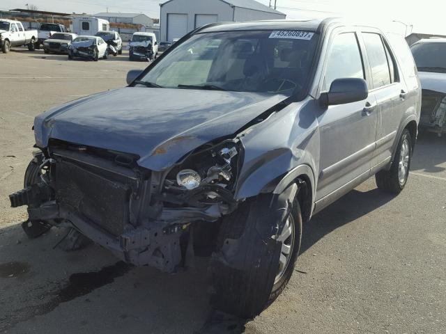 JHLRD78976C015256 - 2006 HONDA CR-V SE BLUE photo 2