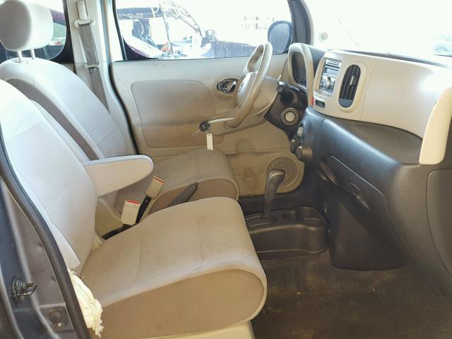 JN8AZ2KR8CT252720 - 2012 NISSAN CUBE BASE GRAY photo 5