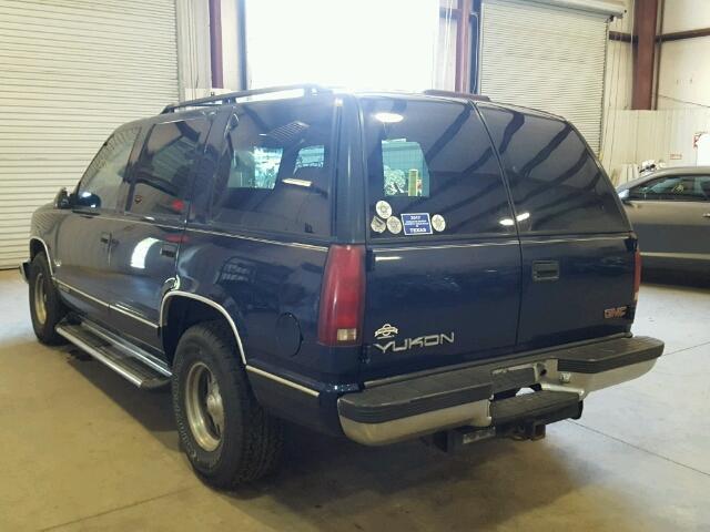 1GKEC13R0XR516737 - 1999 GMC YUKON BLUE photo 3