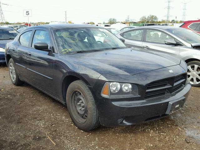 2B3KA43R57H816331 - 2007 DODGE CHARGER SE BLACK photo 1