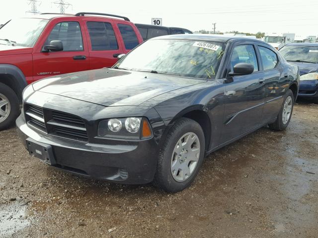 2B3KA43R57H816331 - 2007 DODGE CHARGER SE BLACK photo 2