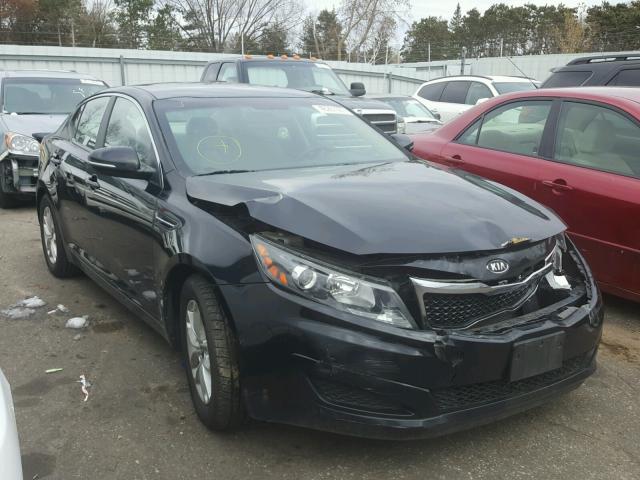 KNAGM4A79B5071609 - 2011 KIA OPTIMA BLACK photo 1