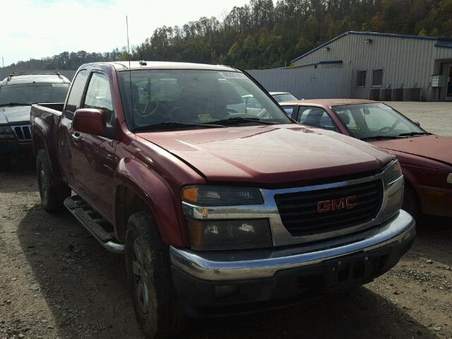 1GTJ6NFE1B8114502 - 2011 GMC CANYON SLT MAROON photo 1