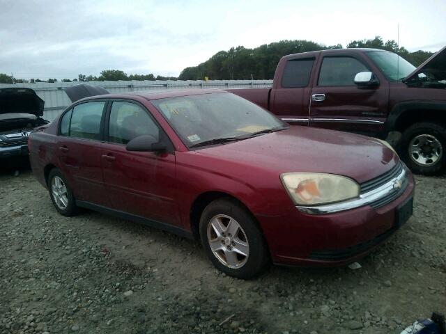 1G1ZT54824F181769 - 2004 CHEVROLET MALIBU LS მუქწითელი ფოტო 1