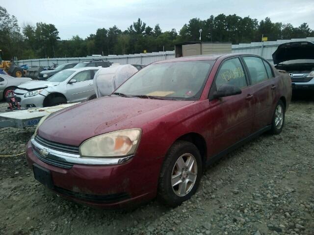 1G1ZT54824F181769 - 2004 CHEVROLET MALIBU LS მუქწითელი ფოტო 2