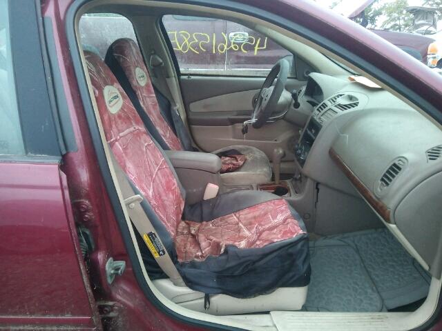 1G1ZT54824F181769 - 2004 CHEVROLET MALIBU LS მუქწითელი ფოტო 5