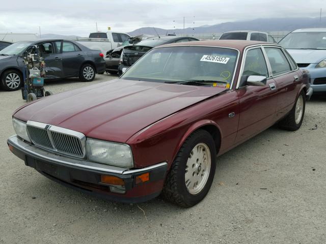 SAJHX1743RC691261 - 1994 JAGUAR XJ6 BURGUNDY photo 2