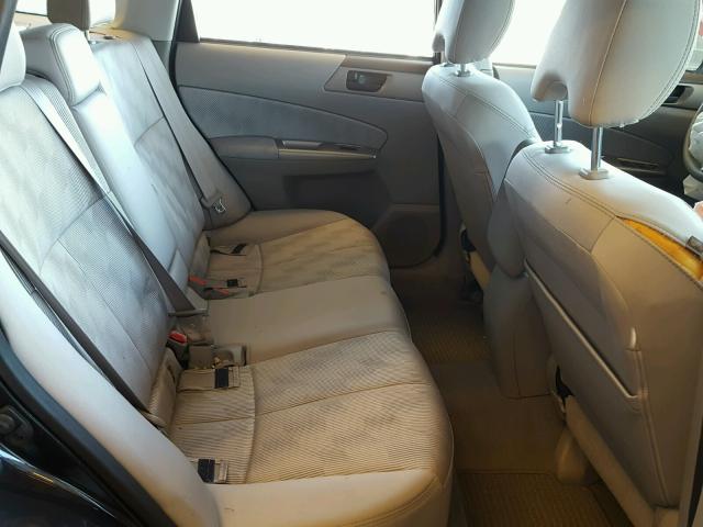 JF2SH6BC4AH799815 - 2010 SUBARU FORESTER X GRAY photo 6