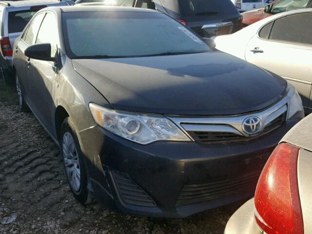 4T1BD1FK0CU051454 - 2012 TOYOTA CAMRY HYBR GRAY photo 1