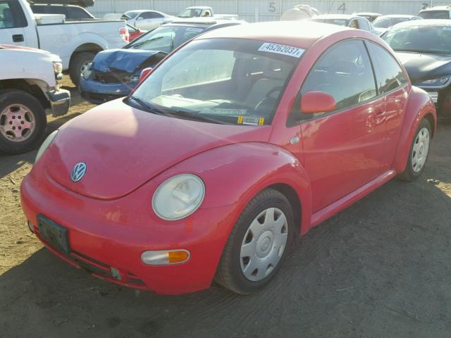 3VWCC21C7XM408086 - 1999 VOLKSWAGEN NEW BEETLE RED photo 2