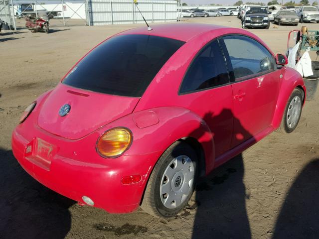 3VWCC21C7XM408086 - 1999 VOLKSWAGEN NEW BEETLE RED photo 4