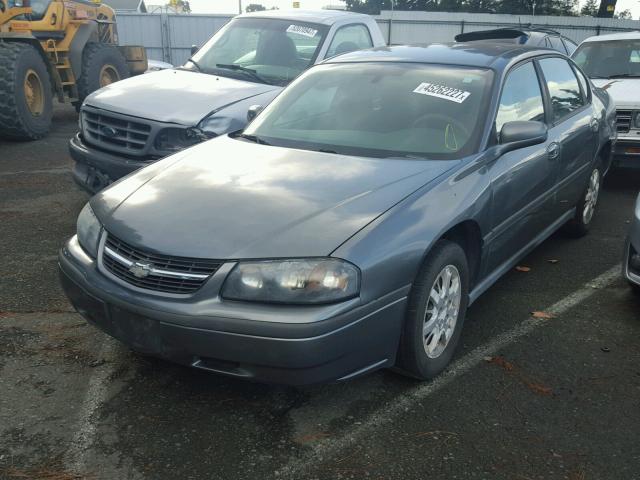 2G1WF52EX59105746 - 2005 CHEVROLET IMPALA GRAY photo 2