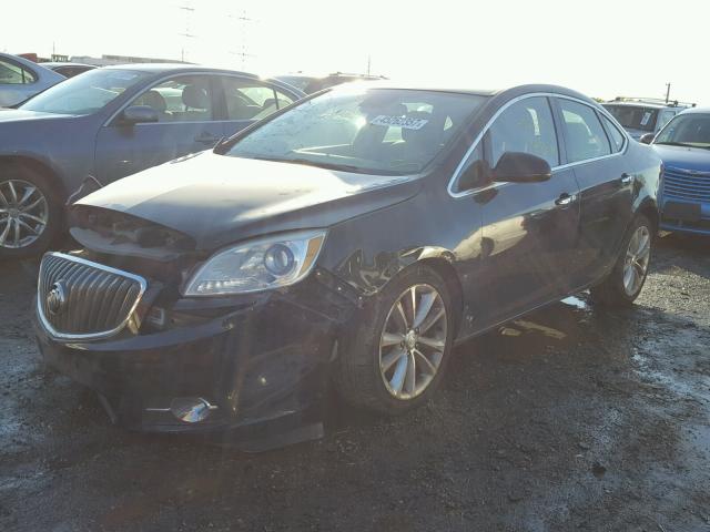 1G4PP5SK8C4159847 - 2012 BUICK VERANO BLACK photo 2