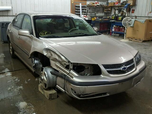 2G1WH55K729232381 - 2002 CHEVROLET IMPALA TAN photo 1