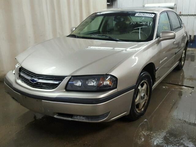 2G1WH55K729232381 - 2002 CHEVROLET IMPALA TAN photo 2