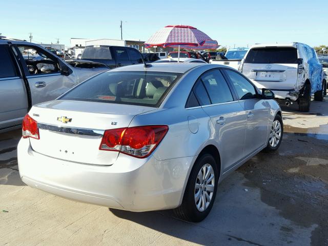 1G1PG5SC6C7230144 - 2012 CHEVROLET CRUZE SILVER photo 4