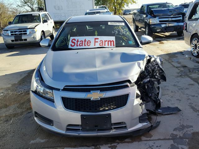 1G1PG5SC6C7230144 - 2012 CHEVROLET CRUZE SILVER photo 9