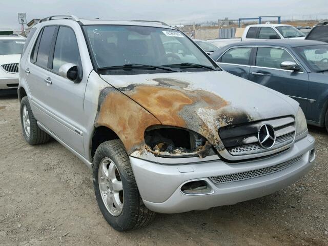 4JGAB57E33A414820 - 2003 MERCEDES-BENZ ML 350 SILVER photo 1