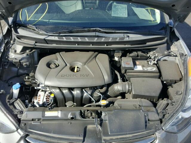 5NPDH4AE5BH076461 - 2011 HYUNDAI ELANTRA GL SILVER photo 7