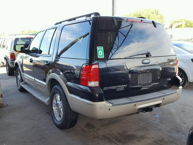 1FMFU17535LA12098 - 2005 FORD EXPEDITION BLACK photo 3