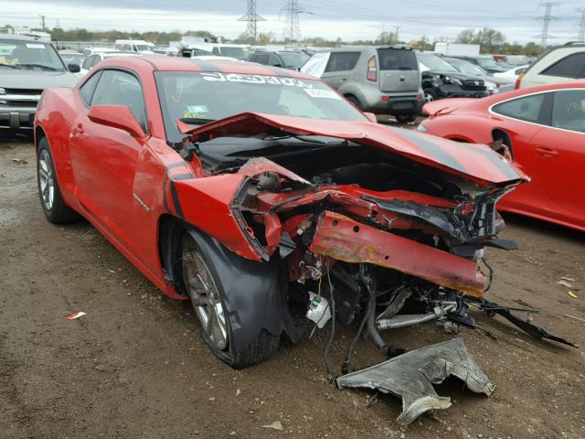 2G1FB1E30E9269084 - 2014 CHEVROLET CAMARO LT RED photo 1