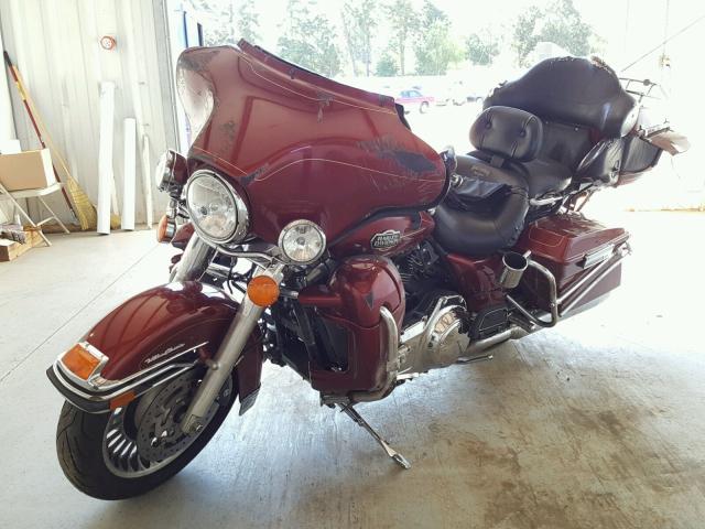 1HD1FC4199Y630345 - 2009 HARLEY-DAVIDSON FLHTCU BURGUNDY photo 2