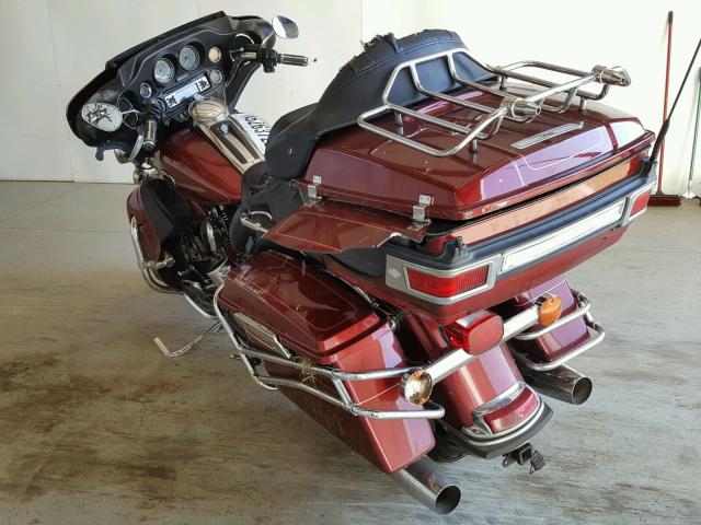 1HD1FC4199Y630345 - 2009 HARLEY-DAVIDSON FLHTCU BURGUNDY photo 3