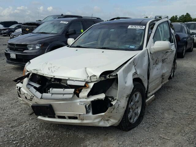 1GYEE637660157134 - 2006 CADILLAC SRX WHITE photo 2